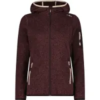 Campagnolo - Women's Jacket Fix Hood Jacquard Knitted 3H19826 - Fleecevest 44, bruin
