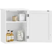SoBuy Medicijnenkastje - 40 x 52 x 23 cm - Wit