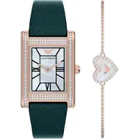 Giorgio Armani Analoog horloge rose-goud / groen / zwart / wit
