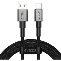 Tech-Protect Ultraboost DNA Type-C kabel, 15W/3A, 200 cm, ijzergrijs