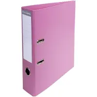 Exacompta Prem'Touch PVC Ordner met hefboom - rug 70 mm - A4 - Roze - 53755E