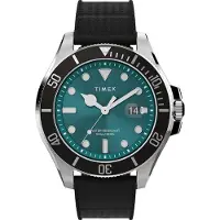 Timex Analoog horloge 'Harborside' groen / zwart / zilver