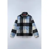 Napapijri Fleece jas 'Montepiana' blauw / zwart / wit