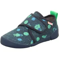 Superfit Huisschoenen 'VENTI' lichtblauw / donkerblauw / lichtgroen