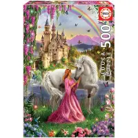 Sonstige Verlage -Puzzel - Sprookjes en Unicorn - 500 stukjes - Legpuzzel