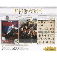 Aquarius Set Of 3 Puzzles 500 Pieces Goud Kinderen