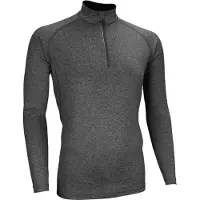 Avento T-shirt met lange mouwen en 1/4 rits