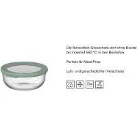 Mepal Glazen Vershoudbakje Cirqula Nordic Sage Rond - 3 liter