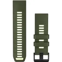 Garmin Siliconen Polsband 26mm Quickfit Met Zwarte Gesp Horlogebandje Olijfgroen