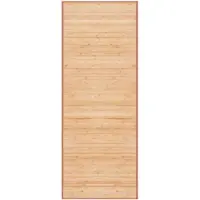 vidaXL Tapijt 80x200 cm bamboe bruin