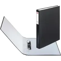 Herlitz Ringbuch, DIN A4, 2-Bügel-Reißmechanik, schwarz Rückenbreite: 37 mm, Füllhöhe: 18 mm, eckige Mechani