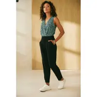 LASCANA Jumpsuit petrol / zwart