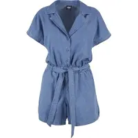 Urban Classics Jumpsuit blauw denim