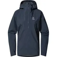 Haglöfs - Women's Korp Proof Jacket - Regenjas XS, blauw