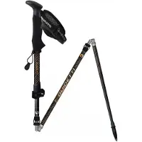 Guidetti Koolstof wandelstok Flashlock Ambre | Maat 42-135 cm
