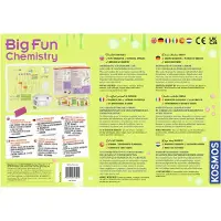 Kosmos Big Fun Chemistry - Experimenteerset - 20 Veilige Scheikundeproeven - Compleet Laboratorium Station - Maak Slijm, Kleurreacties en Bruisende Experimenten - STEM Speelgoed - Vanaf 8 Jaar
