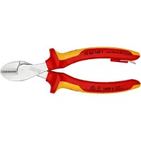 Knipex X-Cut Compacte Zijsnijtang | 160 mm Lengte | Geïsoleerd | Meercomponenten-Omhullingen | VDE-Goedgekeurd - 73 06 160 T