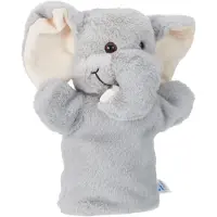 Heunec HANDPOP, olifant, grootte 25 cm