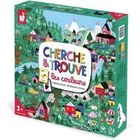 Janod Jeu de société Cherche et trouve les couleurs
