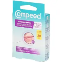 Compeed Koortslippleisters - Koortslipbehandeling - Koortslip pleister - Beschermt de koortslip tot 12 uur - 30 stuks