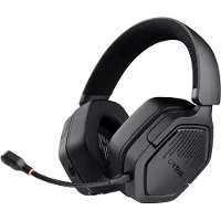 Trust GXT 493PS Carus, bekabelde en draadloze hoofdtelefoon, geschikt voor gaming, frequentiebereik 20 - 20000 Hz, gewicht 280 g, hoofdtelefoon met microfoon, kleur zwart