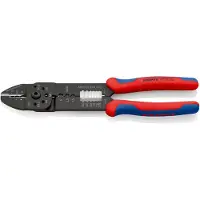 Knipex 97 32 240 Krimptang Geïsoleerde kabelschoenen, Geïsoleerde connectoren (male) 1.5 tot 6 mm²