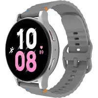 Just in Case Activeflex Strap Samsung Galaxy Watch 20mm Horlogebandje Grijs