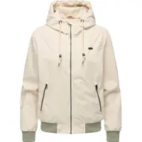 Ragwear Plus Functionele jas 'Nuggeta' ecru / kaki