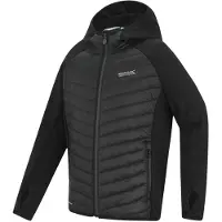 Regatta - Kid's Junior Andreson Hybrid - Hybride jas 7-8 Years, zwart