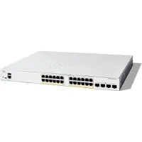 Cisco Catalyst 1200-24FP-4X - Switch - Laag 3 - Smart - 24 x 10/100/1000 (PoE+) + 4 x 10 Gigabit SFP+ - Voor montage in een rack - PoE+ (375 W)
