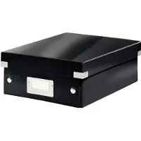 Leitz Click & Store WOW Small Opbergdoos Karton Zwart 22 x 28,2 x 10 cm