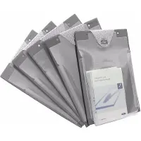 Eichner Turbo besteltas, met klittenbandsluiting, sleutelvak en uitbreidingsvouw, voor DIN A4 documenten, grijs, 10 stuks
