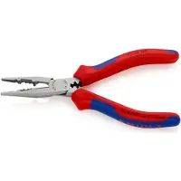 Knipex installatietang, gepolijste kop, handgrepen met tweekleurig design - 13 02 160 SB
