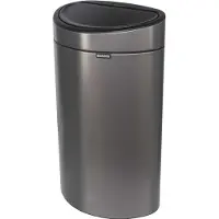Brabantia Vuilnisbak Touch Bin New, recycle, 23+10 liter, platina
