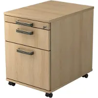 Hjh OFFICE PRO SIGNA AC20 SG - Rolcontainer Hout Eiken met ophangsysteem Greeplijst kunststof