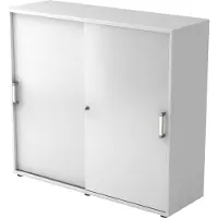 Hjh OFFICE PRO BETA 1753S - Wit Hoogte van de map | 3 OH Schuifwandkast Chrome metaal handgreep