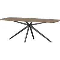 Woood Tablo Eettafel Deens Ovaal VJ 220 cm - Eikenhout -Cashmere Brown