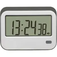 TFA-Dostmann Digitaler Timer mit Stoppuhr und Wecker Timer Wit, Grijs Digitaal