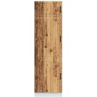 vidaXL Keukenkast Lucca bewerkt hout oud houtkleurig