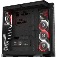 Asus ROG Cronox GR801 Curve TG ARGB - PC Behuizing - LCD Display - ARGB Verlichting - Zwart