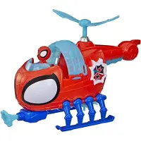 Spidey and his Amazing Friends - Helikopter met actiefiguur en accessoires
