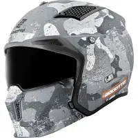 Bogotto Radic Camo 22.06 Mat Wit Motorhelm Maat M