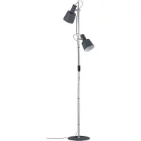Paulmann Neordic Haldar 79690 Staande lamp LED E14 40 W Donkergrijs, Chroom (mat)