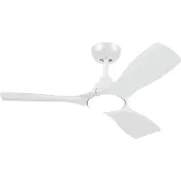 Philips Olas Ventilator met LED lamp - Diameter: 106cm - Instelbaar wit licht van 3000K tot 6500K - Dimbaar tot 5% - Inclusief afstandsbediening - 2650 Lumen - Wit