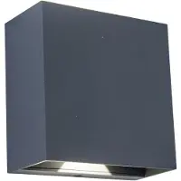 Lutec Antraciete Wandlamp Gemini Beams Design