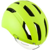 Agu Urban Pedelec - Speed Pedelec Helm - NTA-8776 - Met Vizier - In-mold - 58-61cm - Geel - Unisex