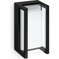 Signify Philips Wandlamp Pyrona, 12W, Buitenverlichting, Zwart, Metaal, IP44, Geschikt voor terras, tuin, enz