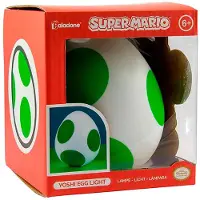Paladone Super Mario Mini Yoshi Egg Light V2 – USB LED Karakterlamp, Officieel Nintendo‑Product-