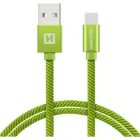 Swissten Datenkabel Textil USB / USB-C 1.2 M