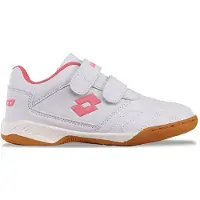 Lotto Shoes PACER K lage kindersneaker 2600110K wit/roze